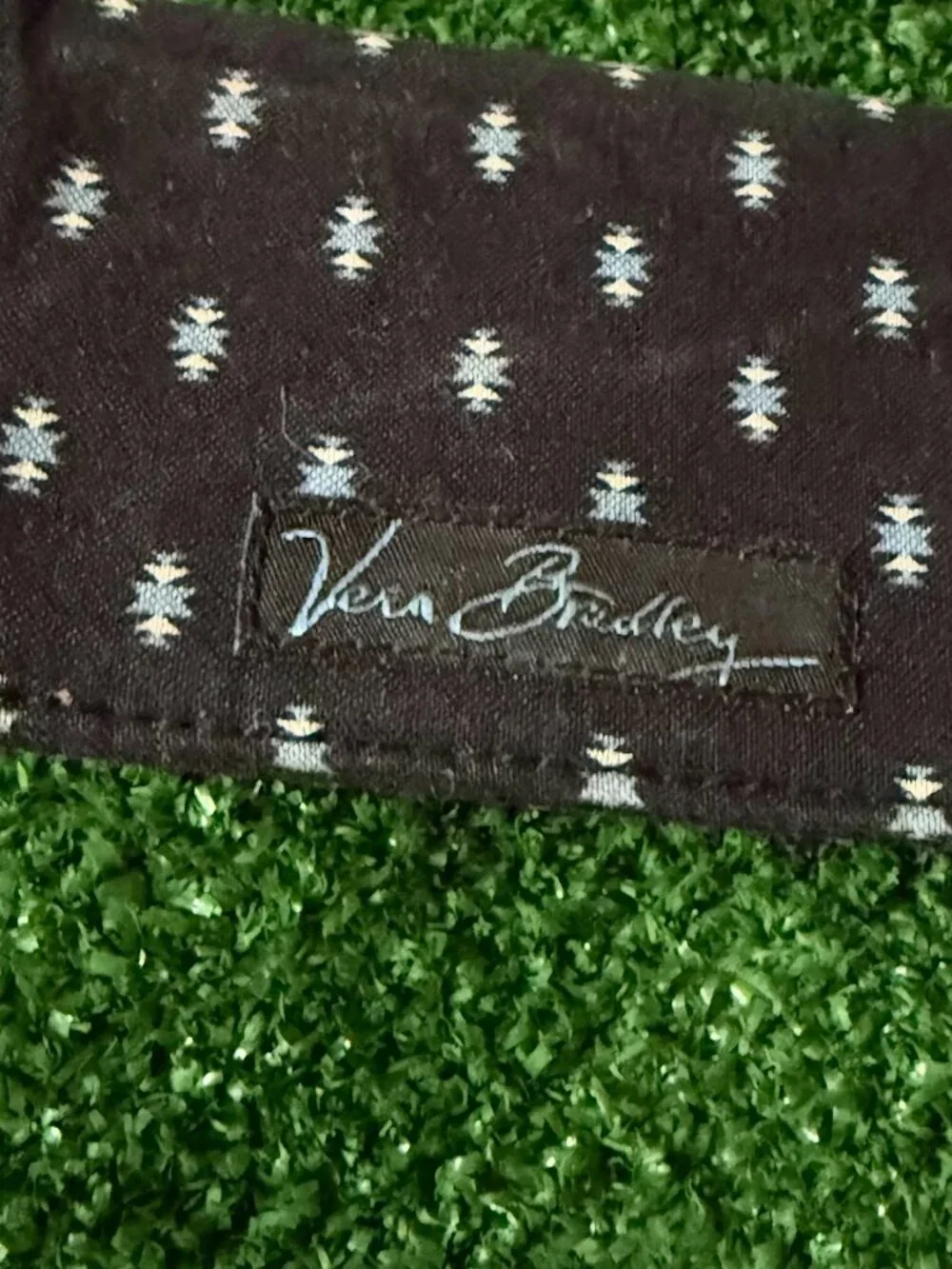Vera Bradley Alpine Black Card Wallet Minimalist Credit Card Holder Retired - Picture 5 of 10